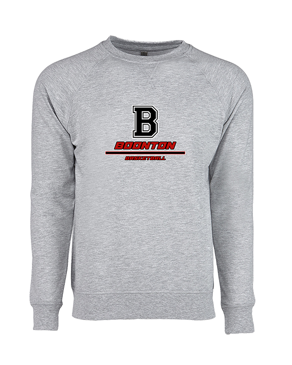 Boonton HS Boys Basketball Split - Crewneck Sweatshirt