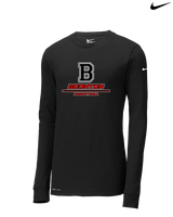 Boonton HS Boys Basketball Split - Mens Nike Longsleeve