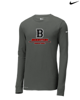 Boonton HS Boys Basketball Split - Mens Nike Longsleeve
