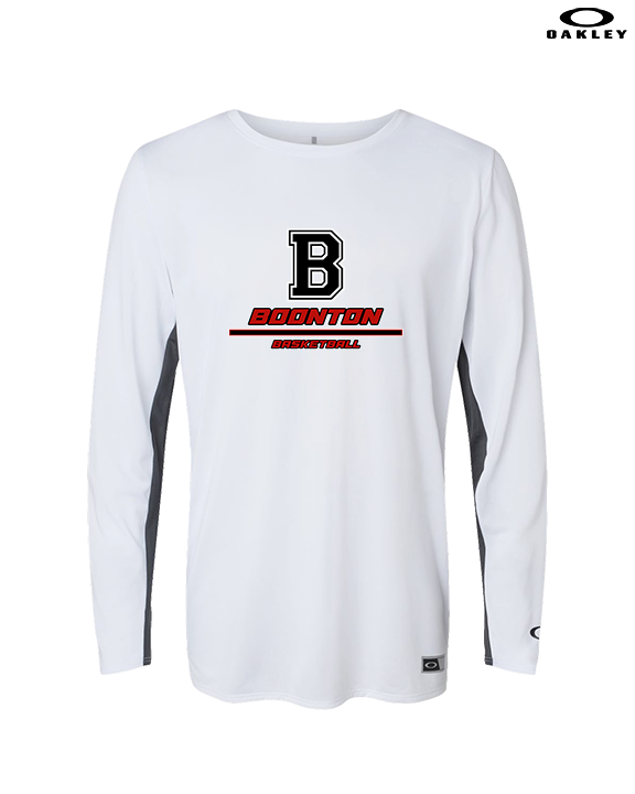 Boonton HS Boys Basketball Split - Mens Oakley Longsleeve
