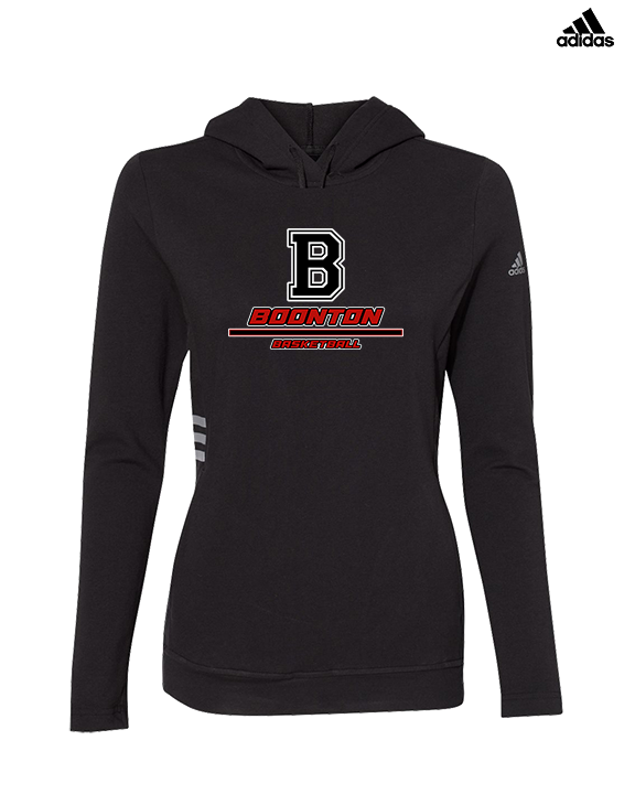 Boonton HS Boys Basketball Split - Womens Adidas Hoodie