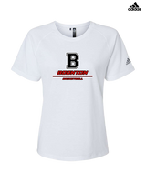 Boonton HS Boys Basketball Split - Womens Adidas Performance Shirt