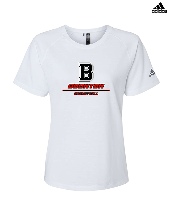 Boonton HS Boys Basketball Split - Womens Adidas Performance Shirt