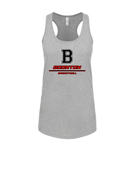 Boonton HS Boys Basketball Split - Womens Tank Top