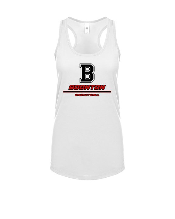 Boonton HS Boys Basketball Split - Womens Tank Top
