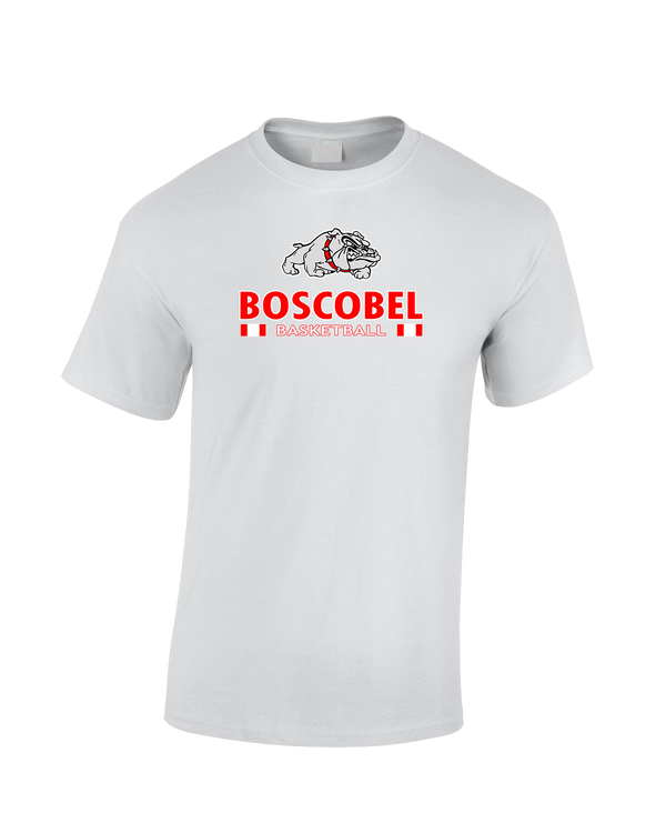 Boscobel HS Girls Basketball Stacked GBball - Cotton T-Shirt