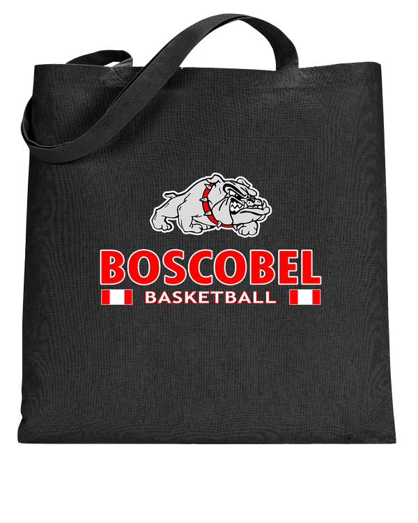 Boscobel HS Girls Basketball Stacked GBball - Tote Bag