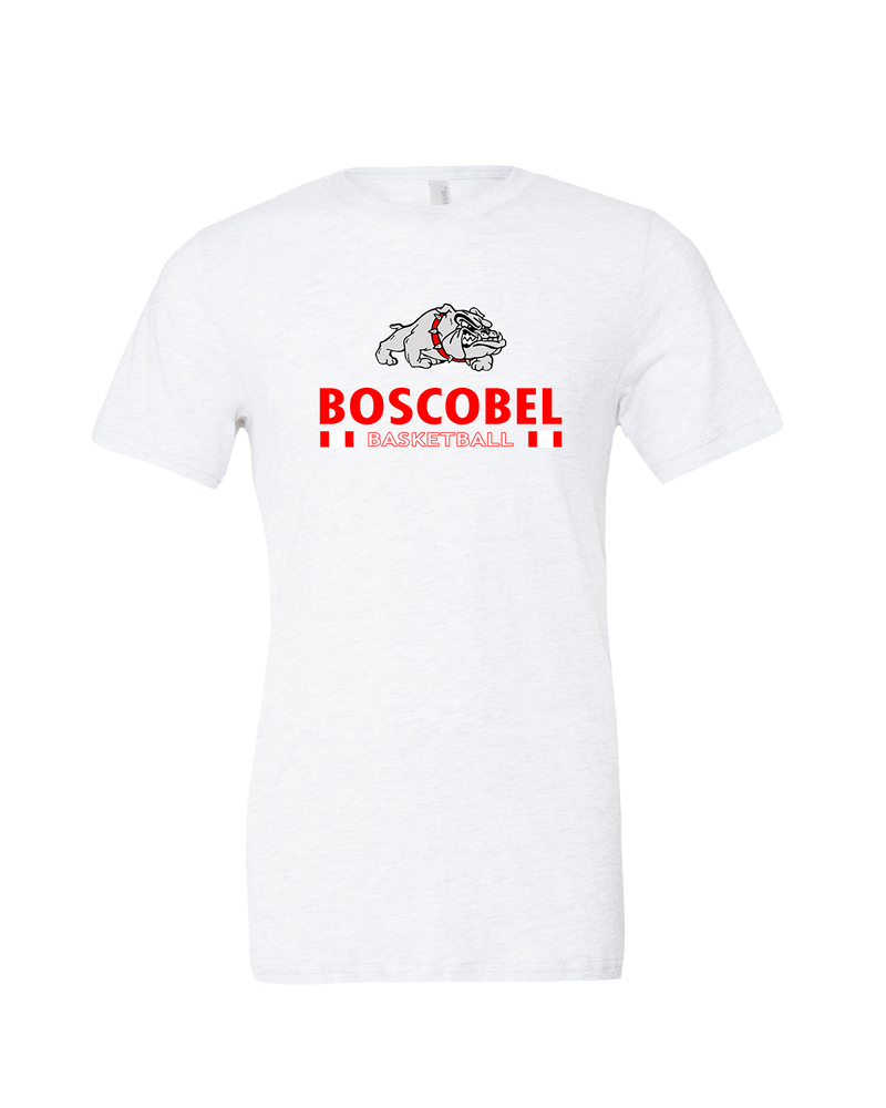 Boscobel HS Girls Basketball Stacked GBball - Mens Tri Blend Shirt