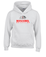 Boscobel HS Girls Basketball Stacked GBball - Cotton Hoodie
