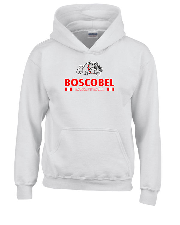 Boscobel HS Girls Basketball Stacked GBball - Cotton Hoodie