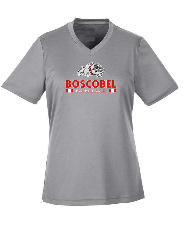 Boscobel HS Girls Basketball Stacked GBball - Womens Performance Shirt