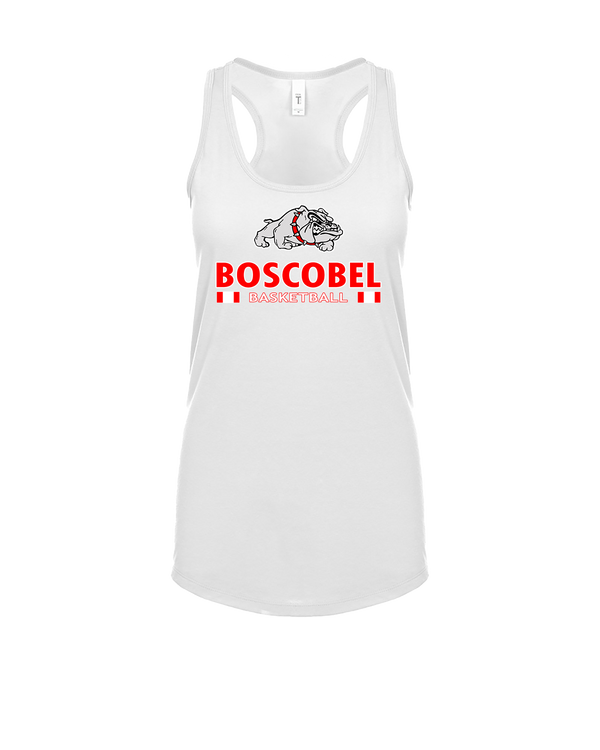 Boscobel HS Girls Basketball Stacked GBball - Womens Tank Top