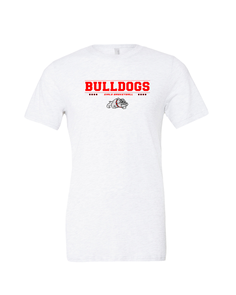 Boscobel HS Girls Basketball Border - Mens Tri Blend Shirt