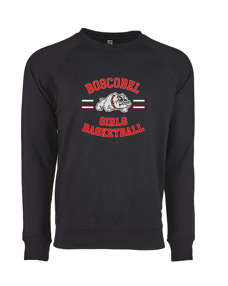 Boscobel HS Girls Basketball Curve - Crewneck Sweatshirt