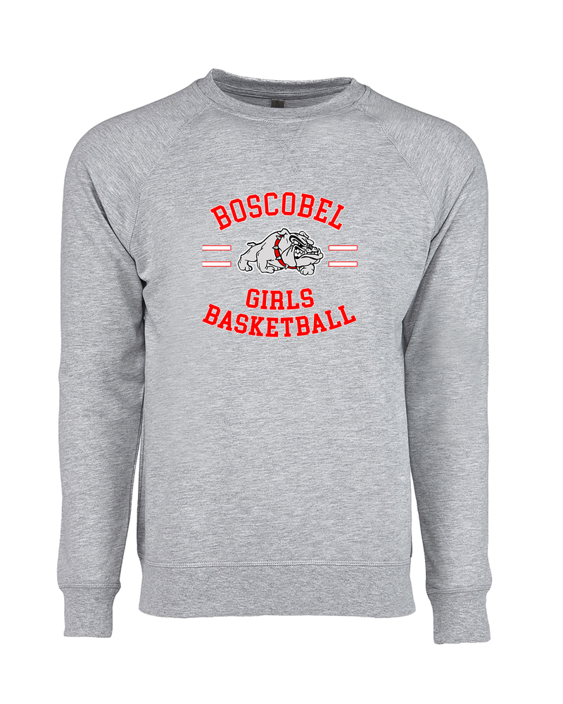 Boscobel HS Girls Basketball Curve - Crewneck Sweatshirt