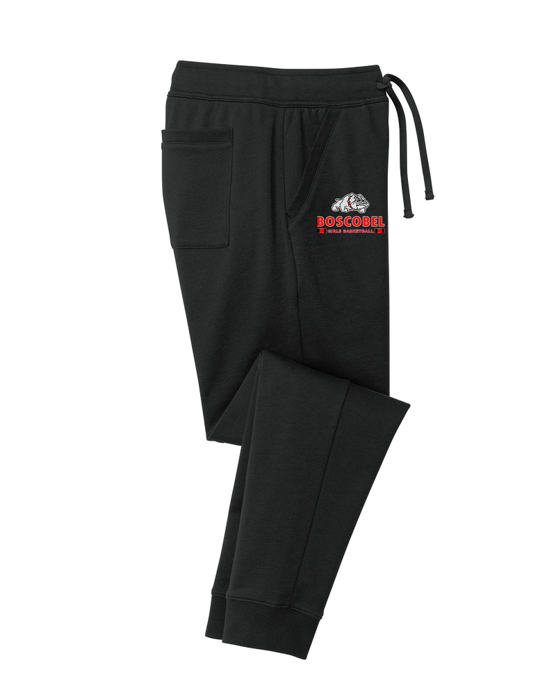 Boscobel HS Girls Basketball Stacked - Cotton Joggers