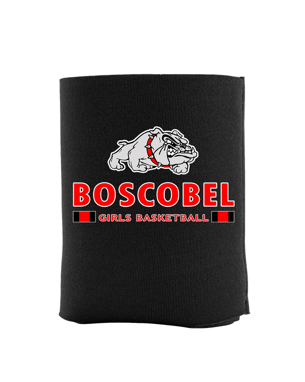 Boscobel HS Girls Basketball Stacked - Koozie
