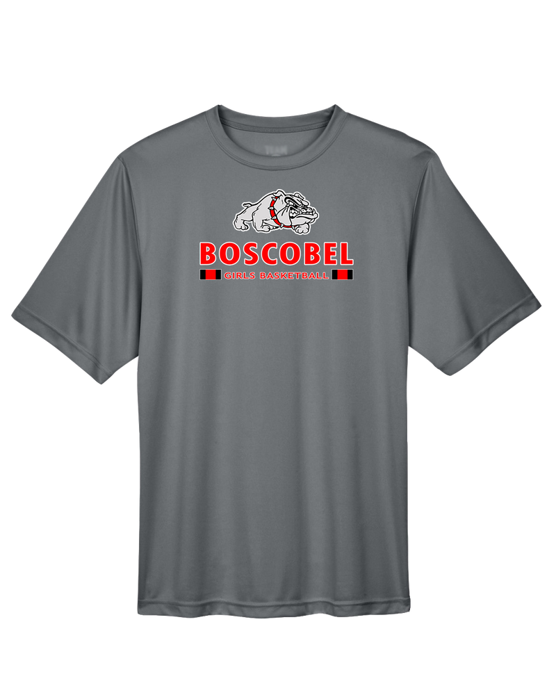 Boscobel HS Girls Basketball Stacked - Performance T-Shirt