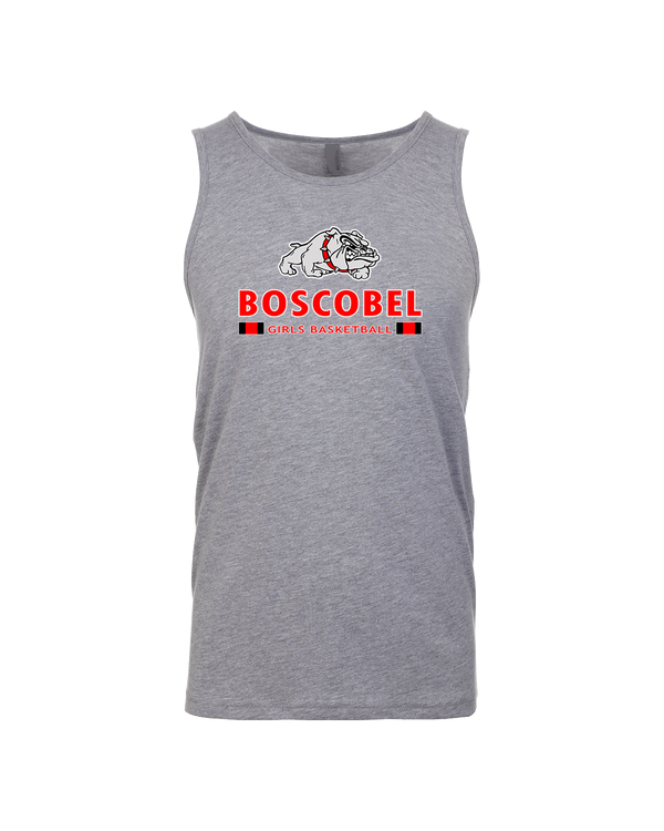 Boscobel HS Girls Basketball Stacked - Mens Tank Top
