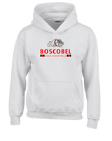 Boscobel HS Girls Basketball Stacked - Cotton Hoodie