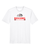 Boscobel HS Girls Basketball Stacked - Youth Performance T-Shirt