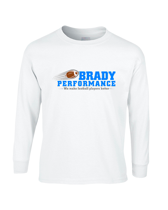 Brady Performance Football Block - Cotton Longsleeve