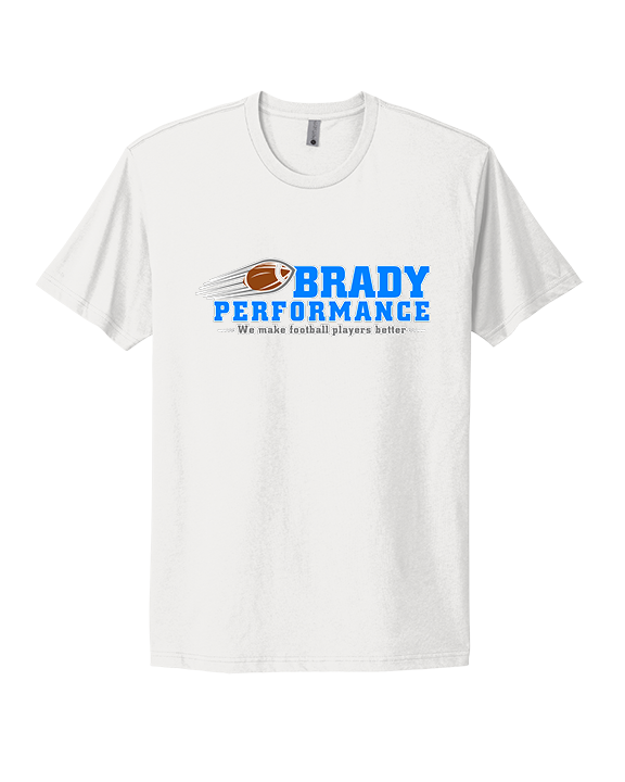 Brady Performance Football Block - Mens Select Cotton T-Shirt