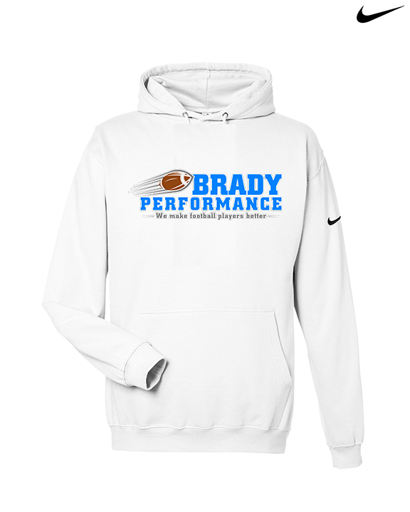 Brady Performance Football Block - Nike Club Fleece Hoodie