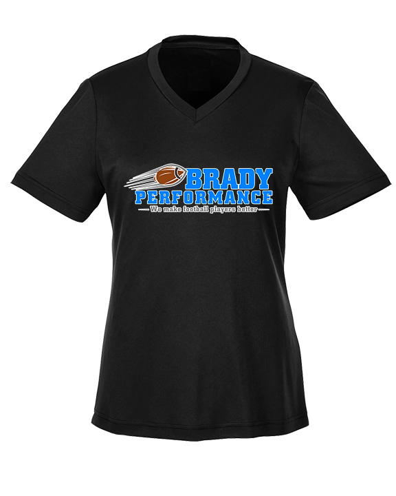 Brady Performance Football Block - Womens Performance Shirt