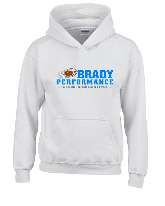 Brady Performance Football Block - Youth Hoodie