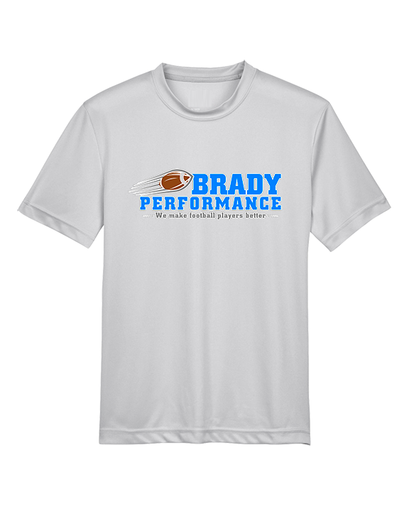 Brady Performance Football Block - Youth Performance Shirt