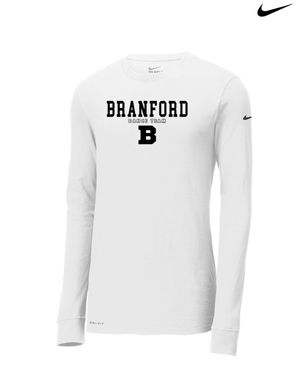 Branford HS Dance Block - Mens Nike Longsleeve