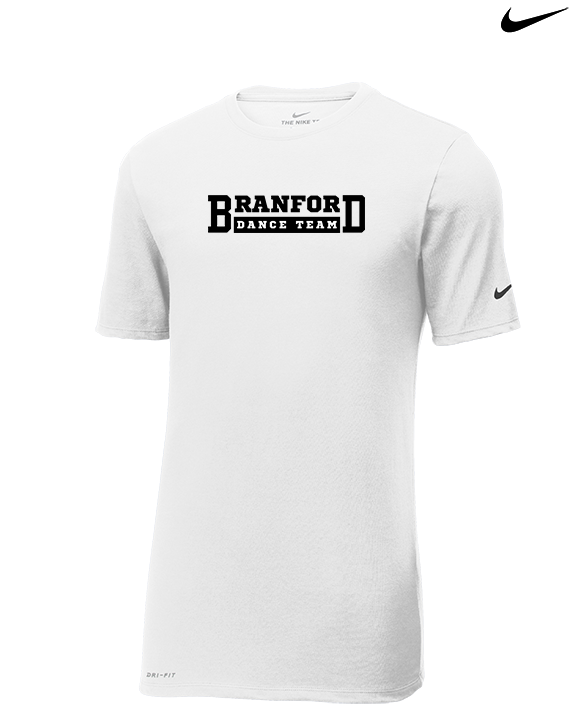 Branford HS Dance Logo - Mens Nike Cotton Poly Tee
