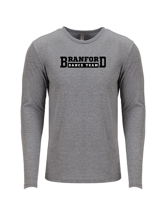 Branford HS Dance Logo - Tri-Blend Long Sleeve