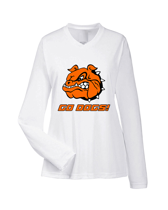 Brighton HS Volleyball Go Dogs! - Womens Performance Longsleeve