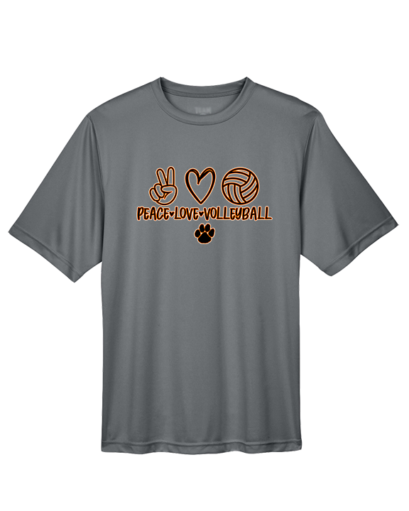 Brighton HS Volleyball Peace Love Vball - Performance Shirt