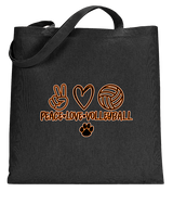 Brighton HS Volleyball Peace Love Vball - Tote