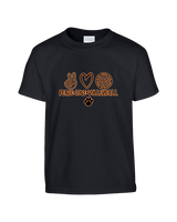 Brighton HS Volleyball Peace Love Vball - Youth Shirt