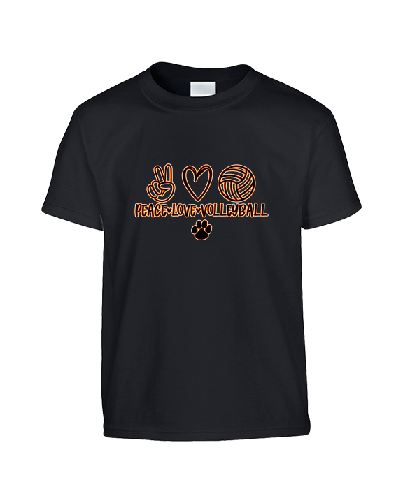 Brighton HS Volleyball Peace Love Vball - Youth Shirt