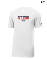 Britton Deerfield HS Softball - Mens Nike Cotton Poly Tee