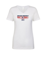Britton Deerfield HS Softball - Womens V-Neck