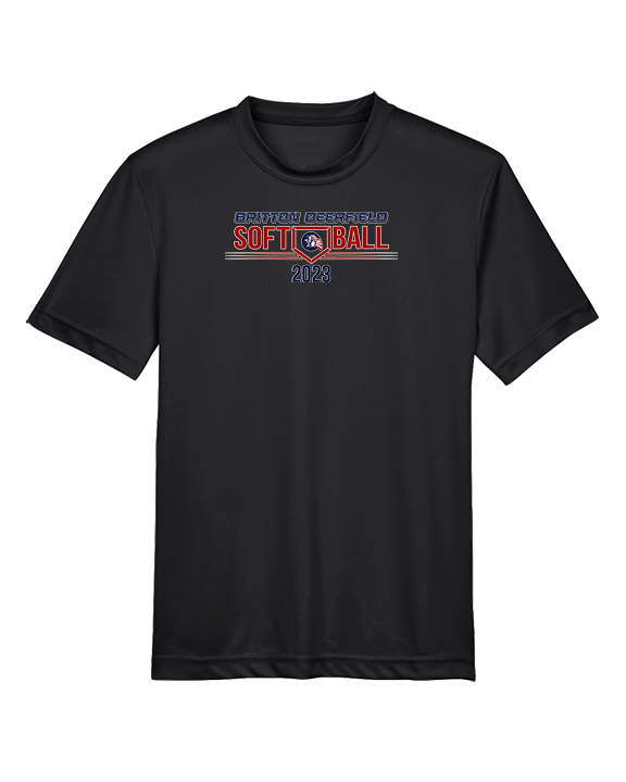 Britton Deerfield HS Softball - Youth Performance Shirt