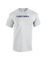 Britton Deerfield HS Softball Lines - Cotton T-Shirt