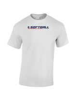 Britton Deerfield HS Softball Lines - Cotton T-Shirt