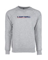 Britton Deerfield HS Softball Lines - Crewneck Sweatshirt