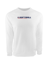 Britton Deerfield HS Softball Lines - Crewneck Sweatshirt