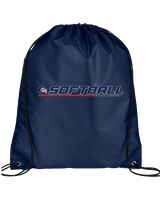 Britton Deerfield HS Softball Lines - Drawstring Bag