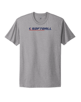 Britton Deerfield HS Softball Lines - Mens Select Cotton T-Shirt