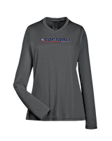 Britton Deerfield HS Softball Lines - Womens Performance Longsleeve