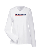 Britton Deerfield HS Softball Lines - Womens Performance Longsleeve